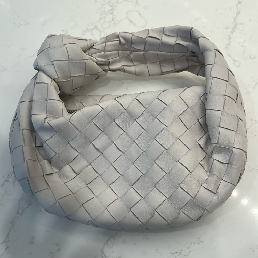 Preowned white mini Jodie bag